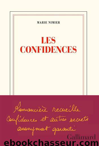 Les confidences by Marie Nimier