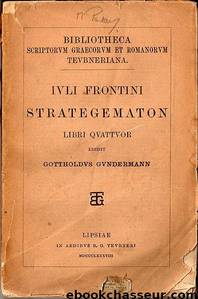 Les quatre livres des stratagèmes by Frontin Sextus Julius