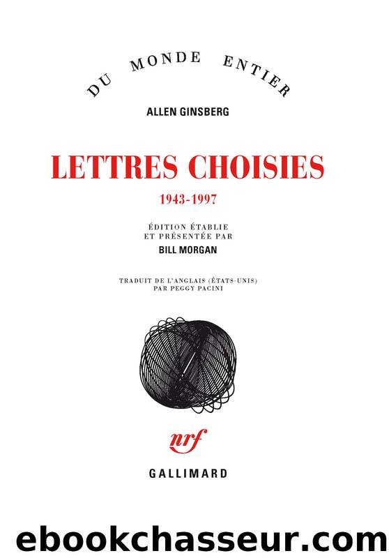 Lettres choisies by Allen Ginsberg & Ginsberg Allen