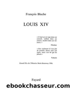 Louis XIV by Bluche