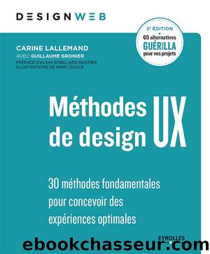 MÃ©thodes de design UX by Carine Lallemand ; Avec Guillaume Gronier
