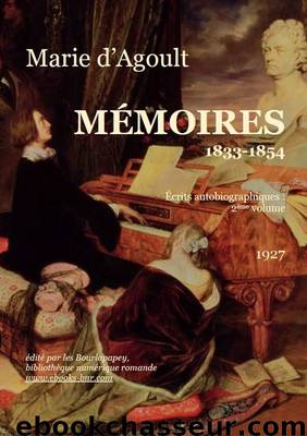 Mémoires (2ème volume) by Marie d'Agoult