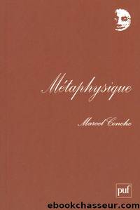 Métaphysique by Marcel Conche