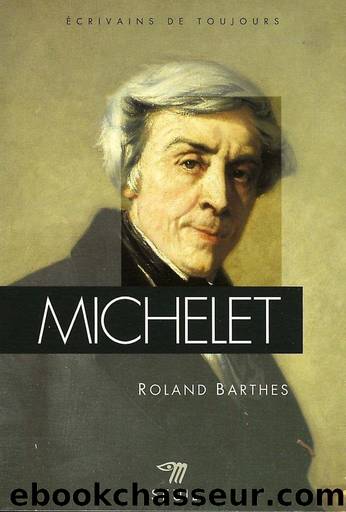 Michelet by Roland Barthes