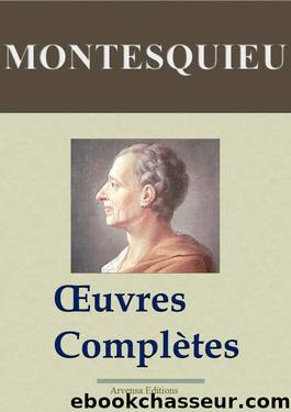 Oeuvres Completes by Montesquieu