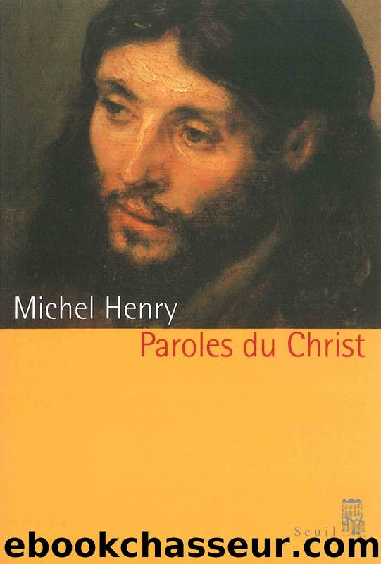 Paroles du Christ by Henry Michel