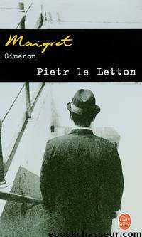 Pietr-le-Letton by Simenon Georges