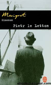 Pietr-le-letton by Georges Simenon