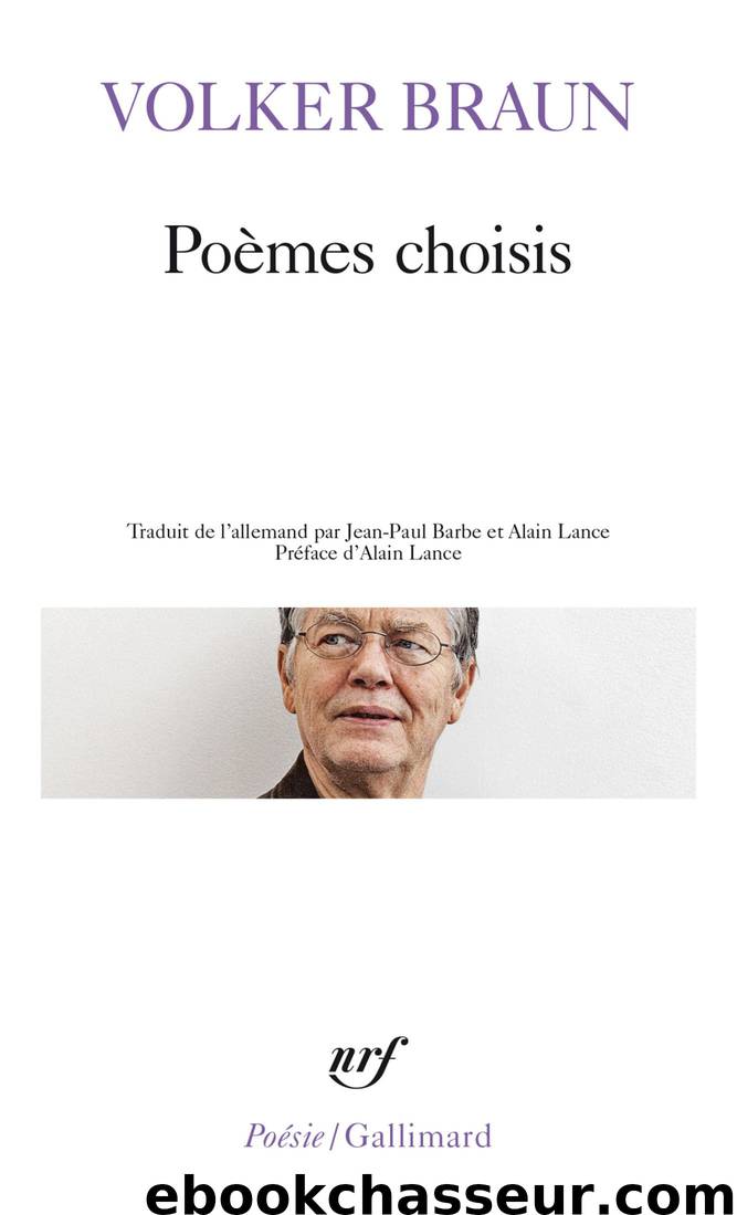 Poèmes choisis by Volker Braun