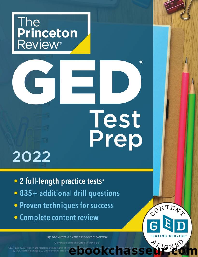 Princeton Review GED Test Prep, 2022 by The Princeton Review
