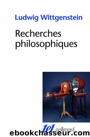 Recherches philosophiques by Ludwig Wittgenstein