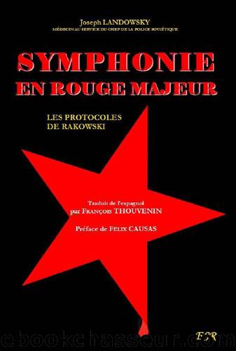 SYMPHONIE EN ROUGE MAJEUR (French Edition) by THOUVENIN François & LANDOWSKY Joseph