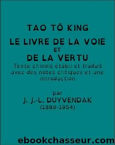 Tao-Te-King by Lao-Tseu & Duyvendak & Lao-Tseu & Duyvendak