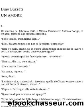 Un amore by Dino Buzzati