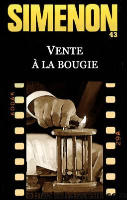 Vente Ã  la bougie by Simenon Georges