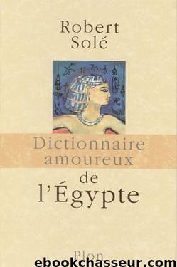 de l'Egypte by Dictionnaire