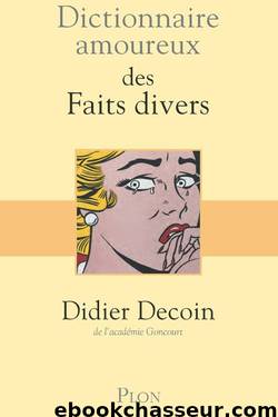 des faits divers by Dictionnaire